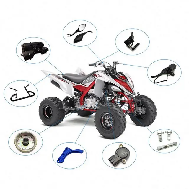 Hot sale atv windshield bag and other atv parts for polaris atv