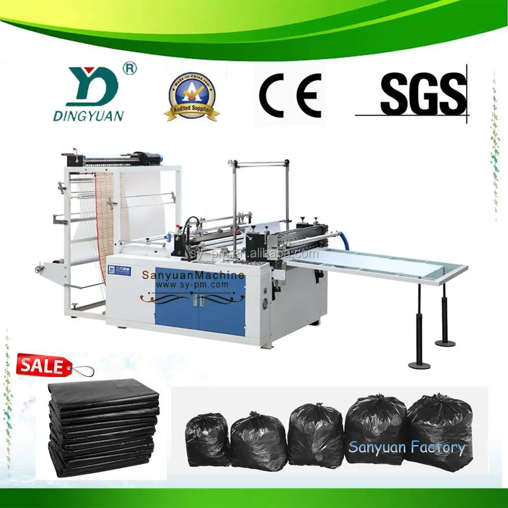 Trade assurance Sanyuan brand computer High-speed Full-Automatic/big vest bag making machine/plastic machine plastic bag machine