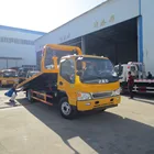 Diesel Truck JAC 4X2 Chassis Light Duty Flatbed Wrecker Towing Truck