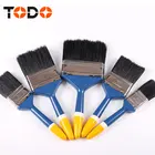TODO brush quality plastic handle dark bristle 50mm clean paint brush