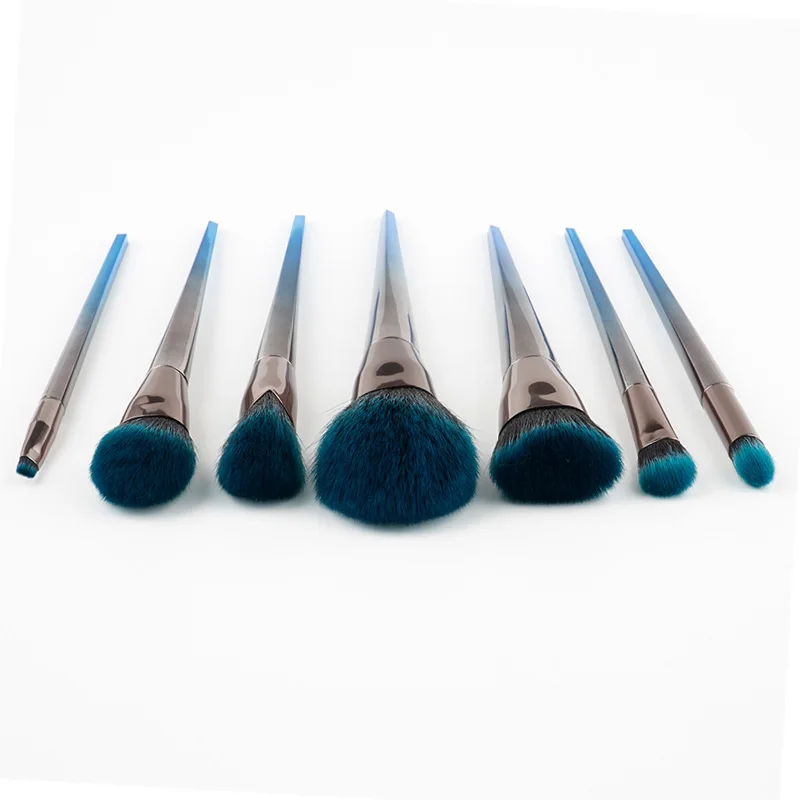 7cs Makeup Brushes Set Pointed Handle Powder Foundation Eyeshadow Eyes Facial Brush Cosmetic Tools Kit Pincel Maquiagem (7)