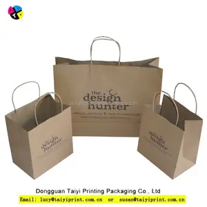 oem kraft paper gift bag