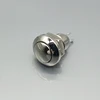 12V 8mm mini pilot lamp screw type metal Self-locking pushbutton switch
