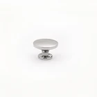 Quality Safety Silvery Furniture Handle Small Zinc Alloy Knobs