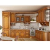top quality long life teak solid wood kitchen made in foshan