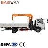 China small mobile electric motor pickup hydraulic truck crane manufacturer