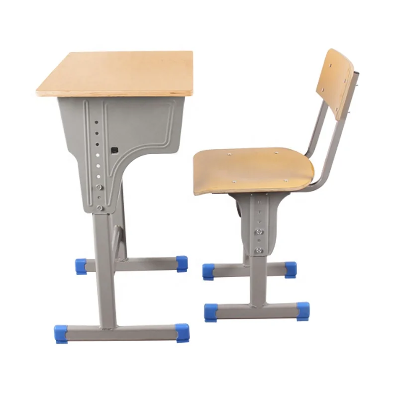 Classroom Reading Table And Chairs Adjustable Single School Desk