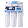 5 stage 10 inch housing auto flush Reverse Osmosis water filter system with TDS display for home use