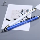 Functional 2 in 1 New Stylus Metal Pen Touch Pen with Touch Screen Gift