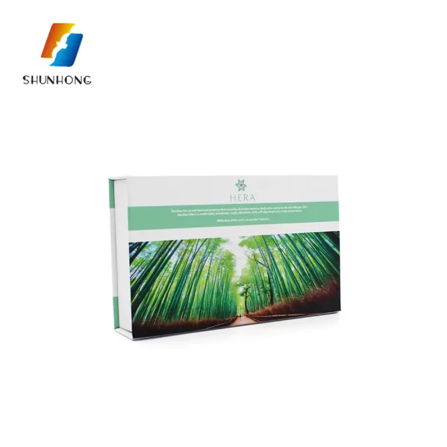 green matt square packaging folding paper gift box wholesale