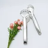 Home and kitchen products 2018 kitchen supplies silver plastic stainless steel fruits food tong serving tongs