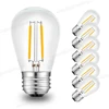 ST45 Globe Edison lamp,1W 3W,Gold Tint,Super Warm 2200K,Vintage LED Filament Bulb,E26 E27 Base,Dimmable