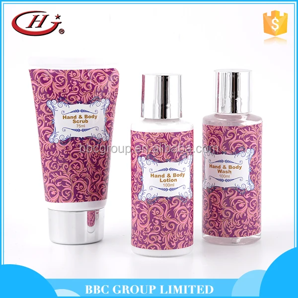 bbc lady gift sets suit 006 classical pink women body soothing
