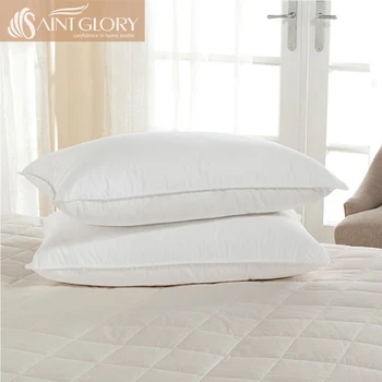 Premium Goose Down Pillows With Feather 100 Cotton Shell With