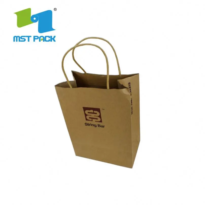 various colors silk recycled door gift paper bag