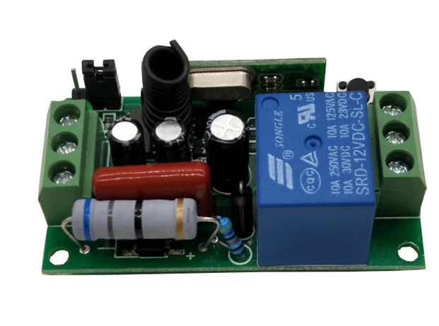 Description Picture 2 of itemWireless Remote Control Light Switch AC220V 1CH 10A Relay Output Radio Receiver Module+Belt buckle Transmitter garage door lamp