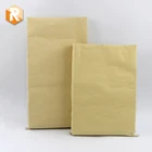 kraft paper laminated pp woven sandwich bag for logistic shipping bag and outer craft paper fish packing bag