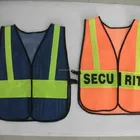Vest Mesh Vest Fluorescent Yellow 100% Polyester Mesh Hi-Vis Reflective Vest
