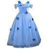Wholesale Halloween Costume cinderella cosplay Gown butterfly Princess dress for party