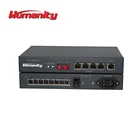 Humanity PCM multiplexer fiber transmission for FXO FXS phone,POTS (RJ11) phone line over fiber converter