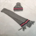 Colorful winter children cashmere scarf