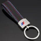 Matel material no minimum custom logo leather car keychain