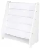 Top sale guaranteed quality Wooden school furniture kids Canvas bookshelf Magazine Display Rack