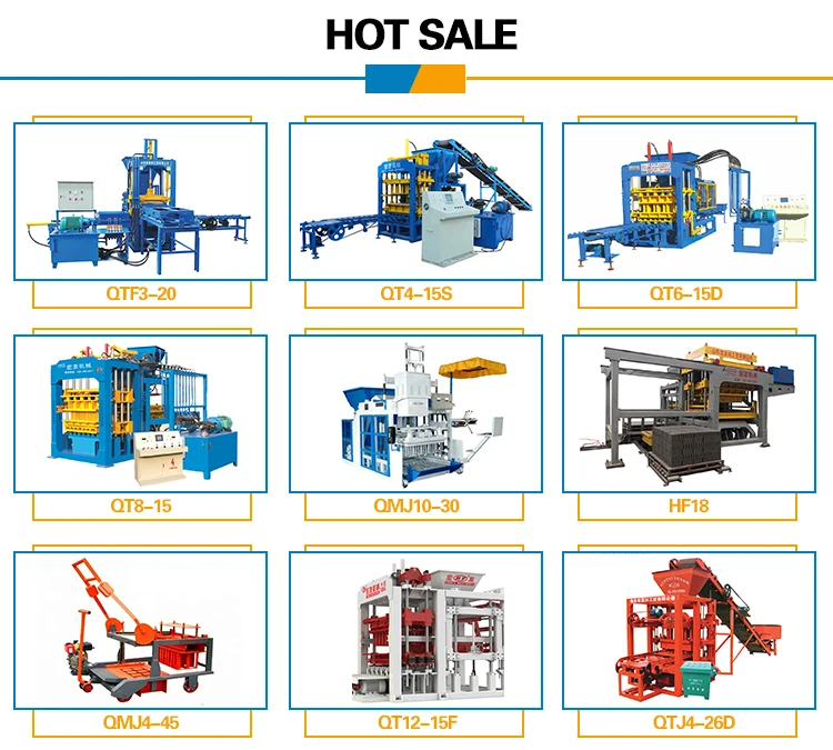 Hollow Block Making Machine Cement Block Machine QMR4-45 Block Making Machine