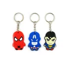 Custom Anime Game characters Personalized Cartoon Marvel Avengers DC Lovely Rubber Pvc Keychain