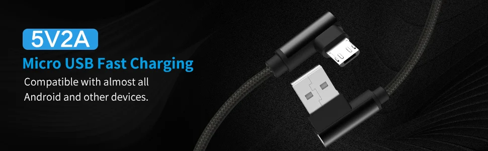 Micro USB Cable Android Data Line [ 1-Pack 4ft ] SmartDevil Data Powerline Braided Fast Charging Compatible with for Samsung - ANKUX.COM