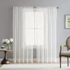 Top quality christmas wedding party white curtain fabric voile