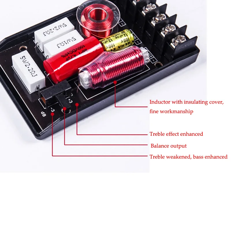 Car audio speaker sound quality effects adjustable car bass in the subwoofer two-way3