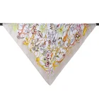 Low MOQ Custom Ladies Digital Printed 100% Silk Twill Scarves