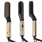 Men Quick Beard Straightener Styler Comb Electric Hair Straightener Brush Home Use