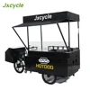 jxcycle enclosed mobile vending hot dog cart grill