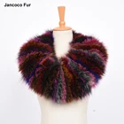 Wholesale Women Real Fur Scarf Winter Fur Snood Fox Fur Neckerchief for Women