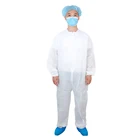 Pvc coverall purple coveralls protective safety
