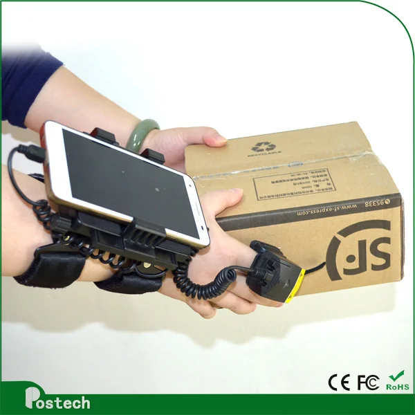 Wt01 Android Finger Barcode Scanner/ Reader Wrist Mount To Make Logistics/warehouse Scanner More