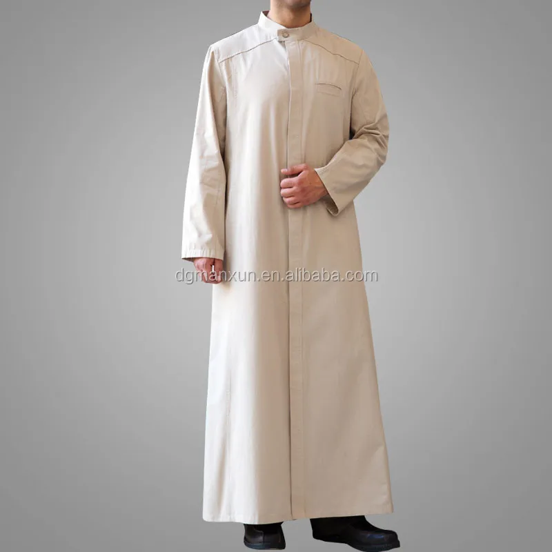 Full length abu bakr jubba muslim robe men new style islamic muslim men thobe