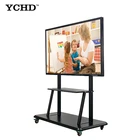 Latest 70inch ultra thin multi touch flat screen tv for classroom