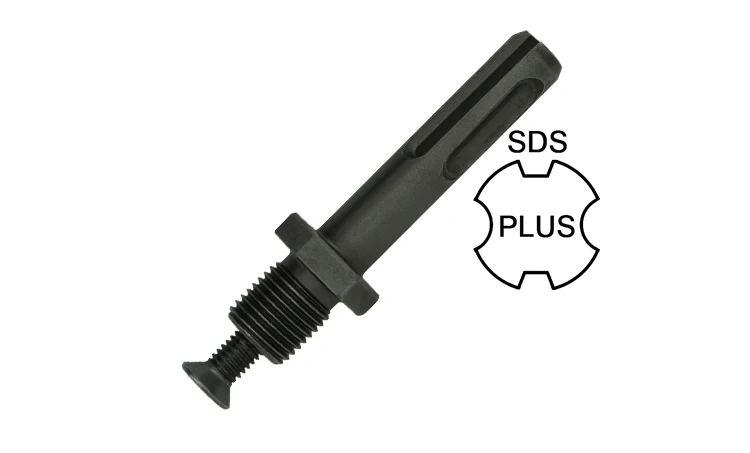 SDS Plus Drill Chuck Adapter for 1/2 in. 3-Jaw Keyless Chuck with SDS Plus Shank