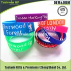 Custom logo and colorful silicone rubber wristband