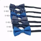 Factory direct supply custom embroidered bow tie,self bow tie silk,man and women party bow tie