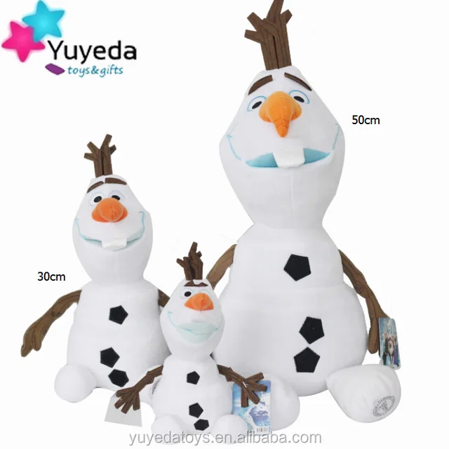 20cm 30cm 50cm wholesale hot selling frozen olaf plush doll olaf