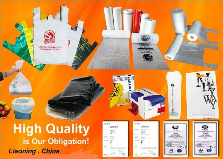 accept custom order eco friendly bio degradable plastic