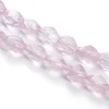 Faceted Rough Gemstone Bead A Grade Rose Quartz Nugget Healing Gem Stone Beads For Jewelry Making