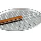new invention carbon steel pizza pan with handle
