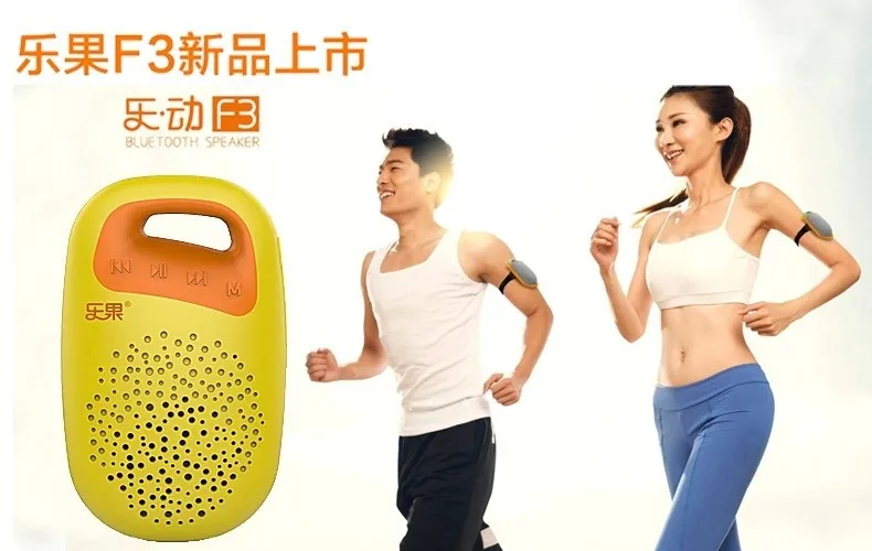 Original Nogo Mini Sport Bluetooth4.0 Speaker F3 with hand-free phone mic,Waterproof IPX5 portable TF card and wireless speaker - ANKUX.COM
