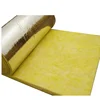 China supplier yellow fiberglass wool blanket thermal isolation fiber glass wool rolls for roof and car