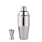 750ML stainless steel cocktail shaker shakes a two-ounce measuring glass set for wine